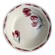 Antique shallow dish Badonviller tulip decoration