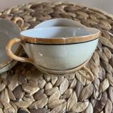 Japanese eggshell tea service cups