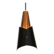 Danish Modern Copper / black  design lamp - 1960s Style