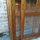 Showcase with two sliding doors