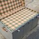 Riveted metal transport trunk