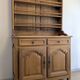 Buffet two bodies Old Furniture in solid oak, Italian rustic style