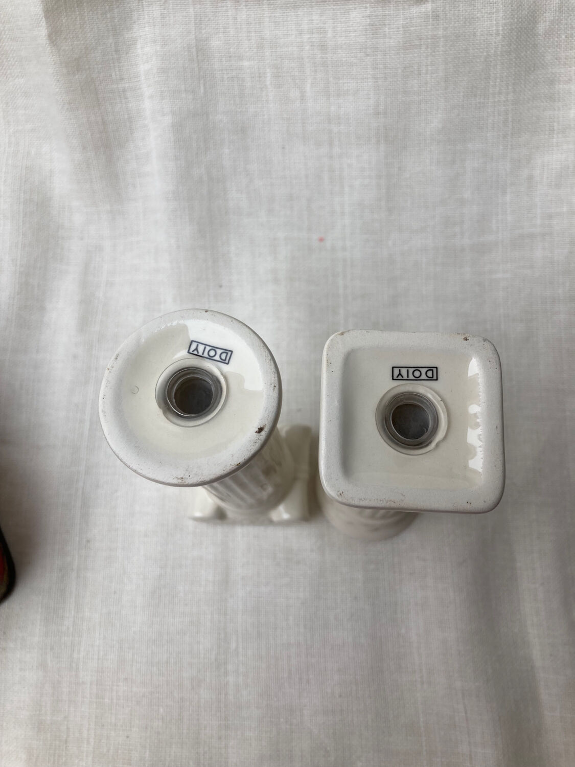 Roman column salt shaker and pepper shaker