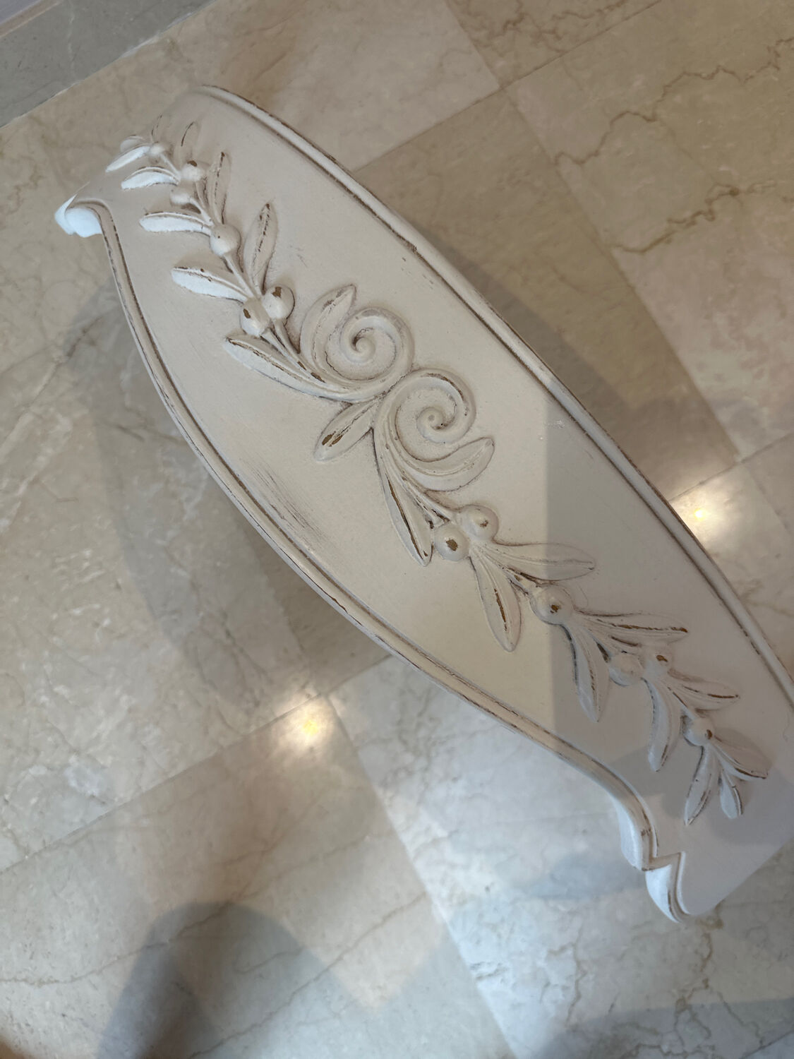 Hanging canvas headboard