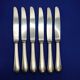 Set of 6 small silver-plated Navy knives from Christofle