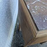 Nightstand, marble bedside table