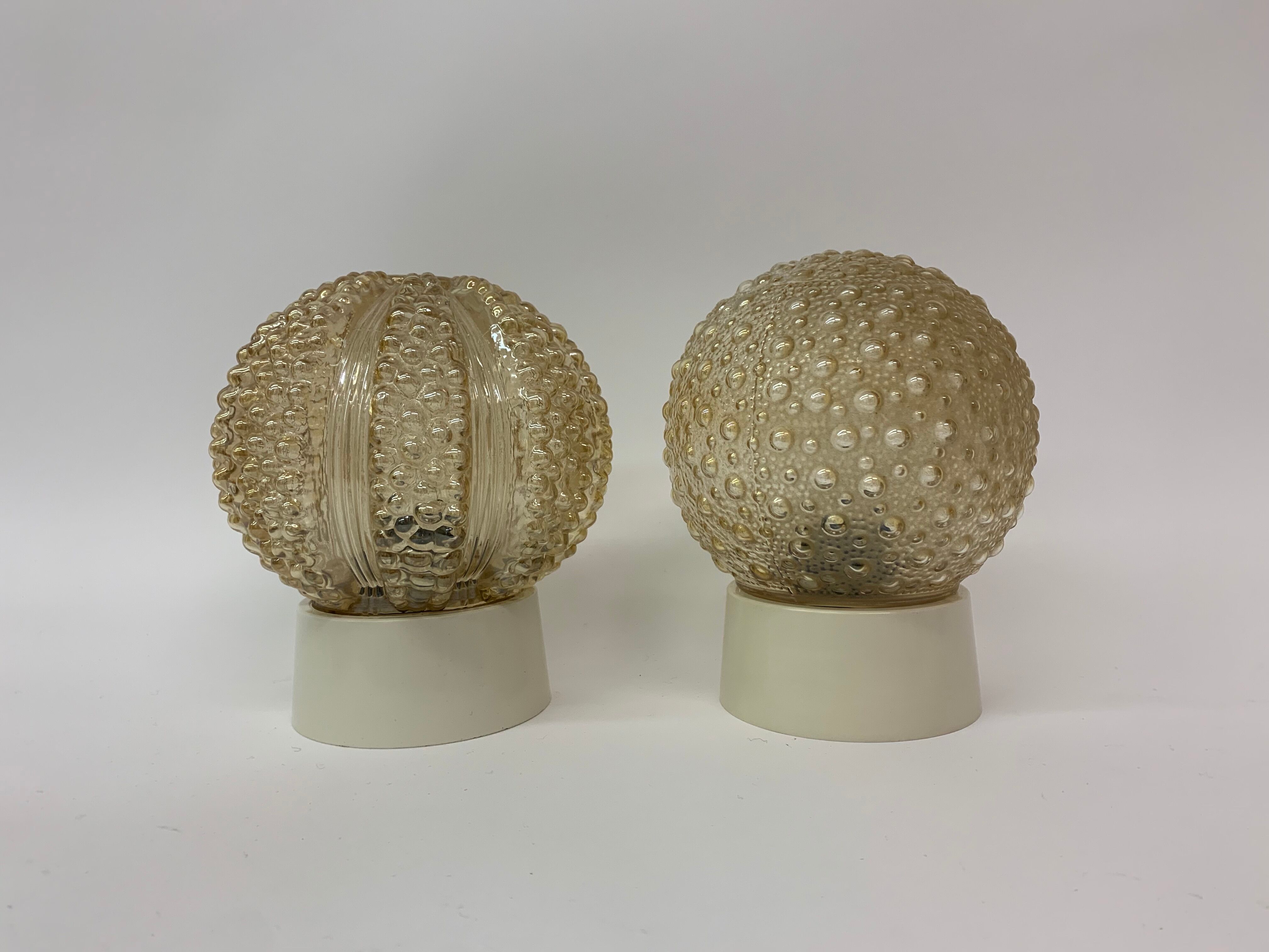 Bubble glass lamps 1970