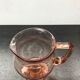 Former pitcher carafe glass bullé rose vintage kitchen
