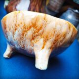 Tripod cup by the potters of Accolay, France, 1950s