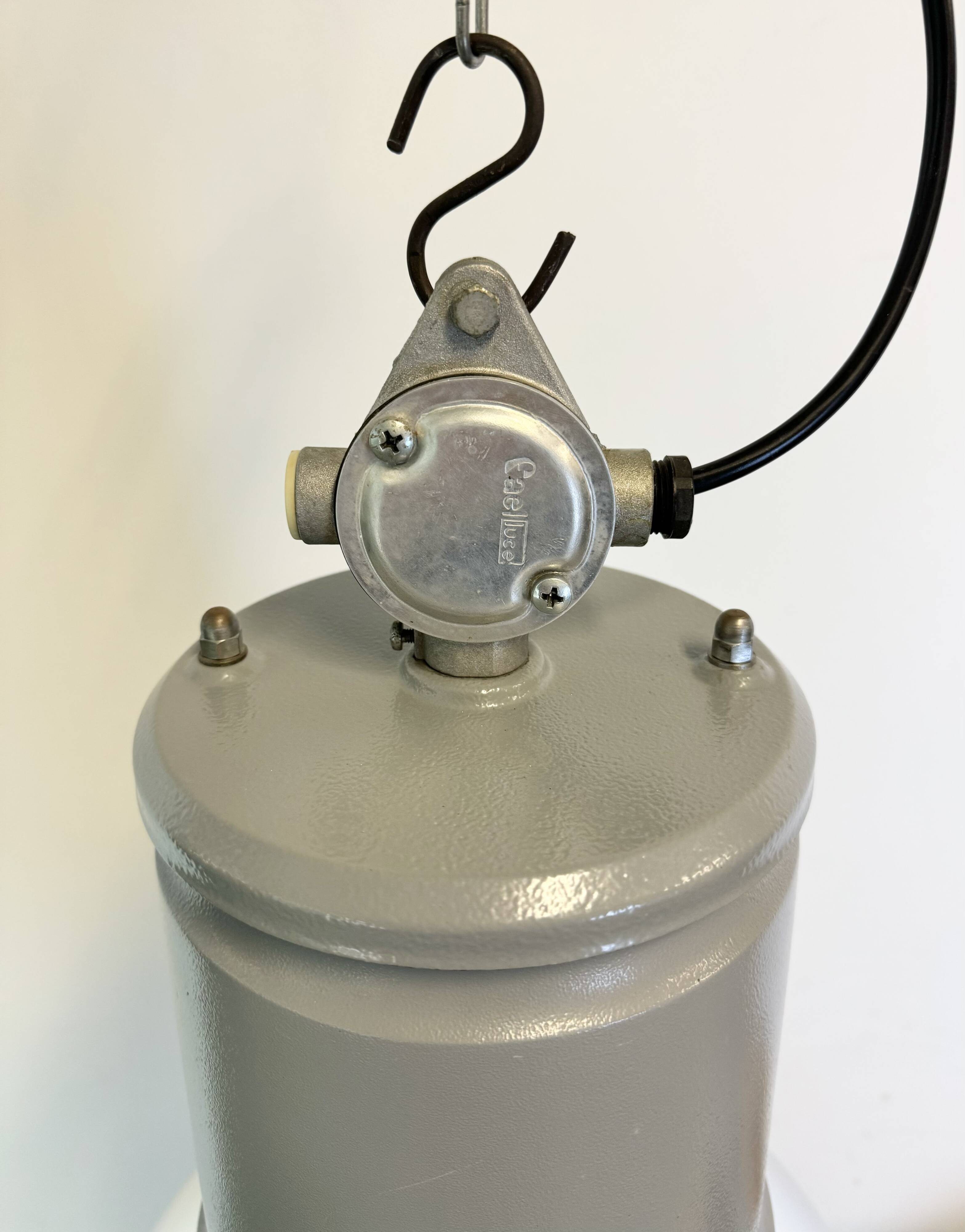 Industrial Italian Aluminium Pendant Lamp from Fael Luce, 1970s