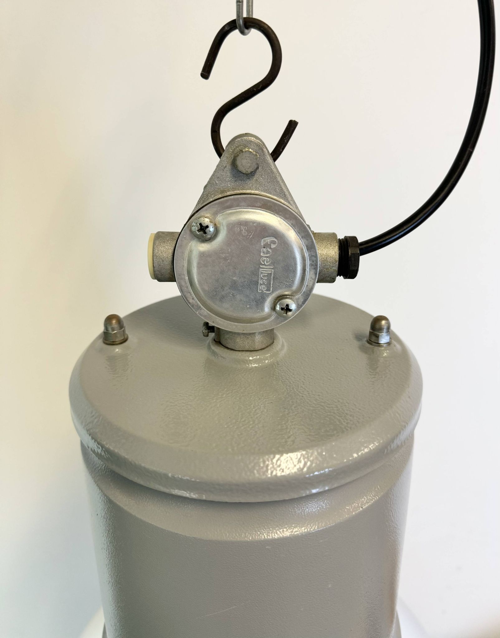 Industrial Italian Aluminium Pendant Lamp from Fael Luce, 1970s