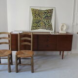 French handmade mulched chairs