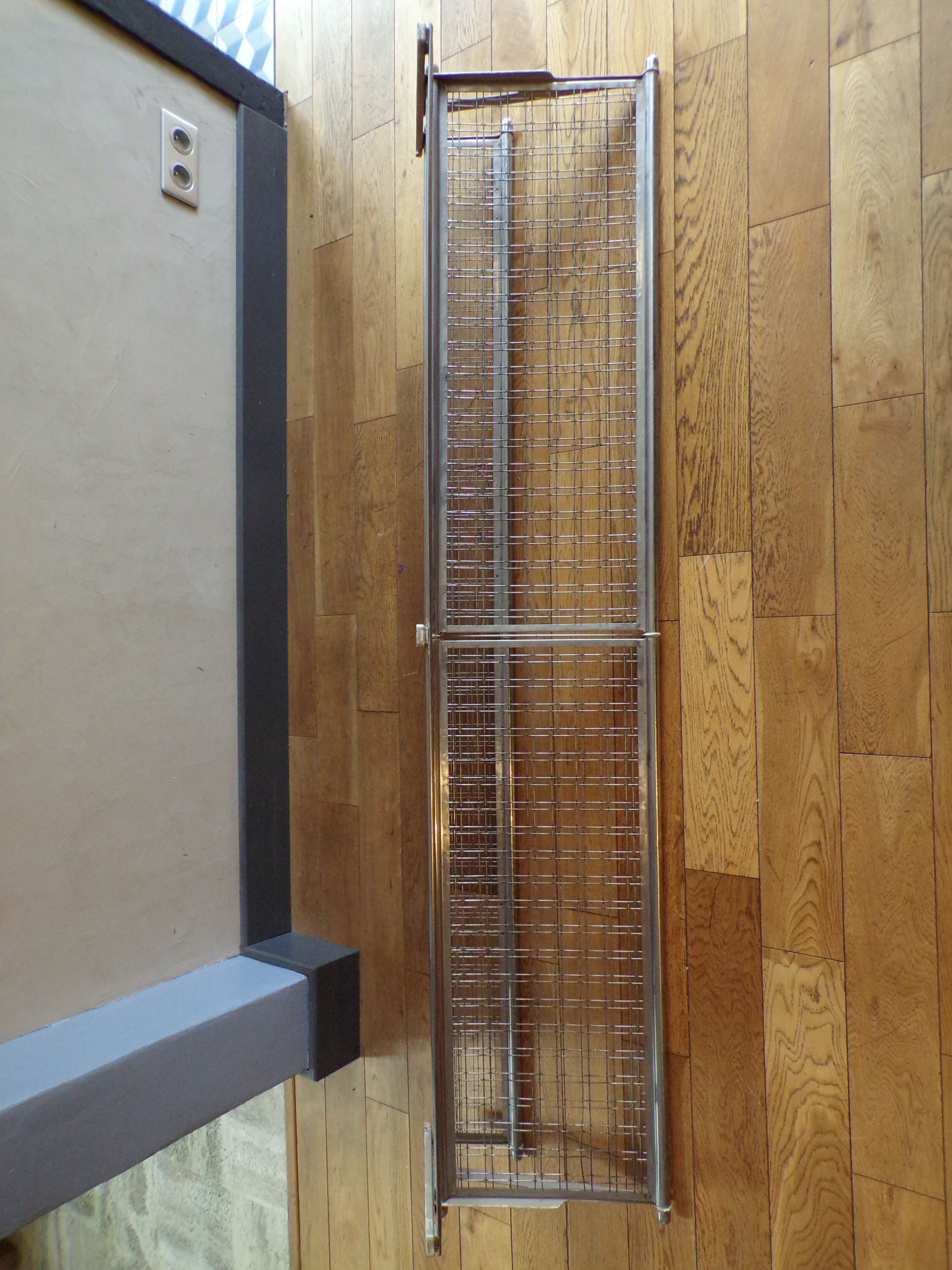 Old train luggage rack