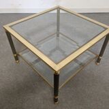 Glass and brass sofa tip from the 70s