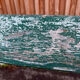 Old wooden and cast iron garden bench 2 m long – original patina