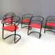 Post modern dining chairs, 1980s