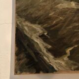 Painting on canvas "The Flood"