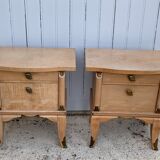 Pair of art deco bedsides
