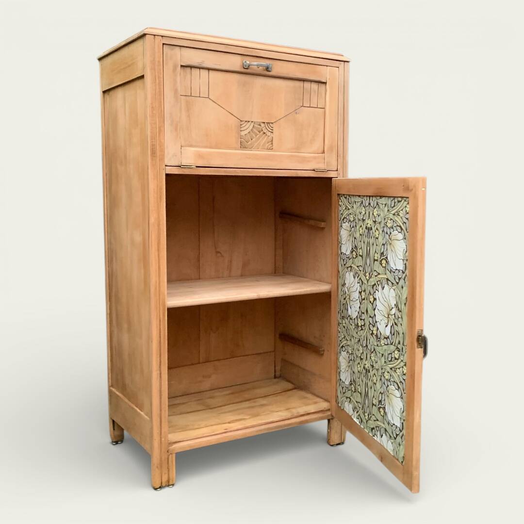 Buffet parisien art déco bois brut 