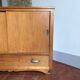 Vintage wooden furniture sliding doors