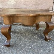 Footrest louis xv walnut late nineteenth