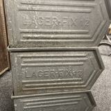 lot of 3 galvanized industrial cassier schafer kasten