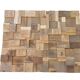 Decorative wall panel in solid oak