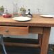 Massive old oak farm table