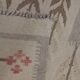 Tapis Kilim marron kaki, tapis tissé plat en laine de style scandinave