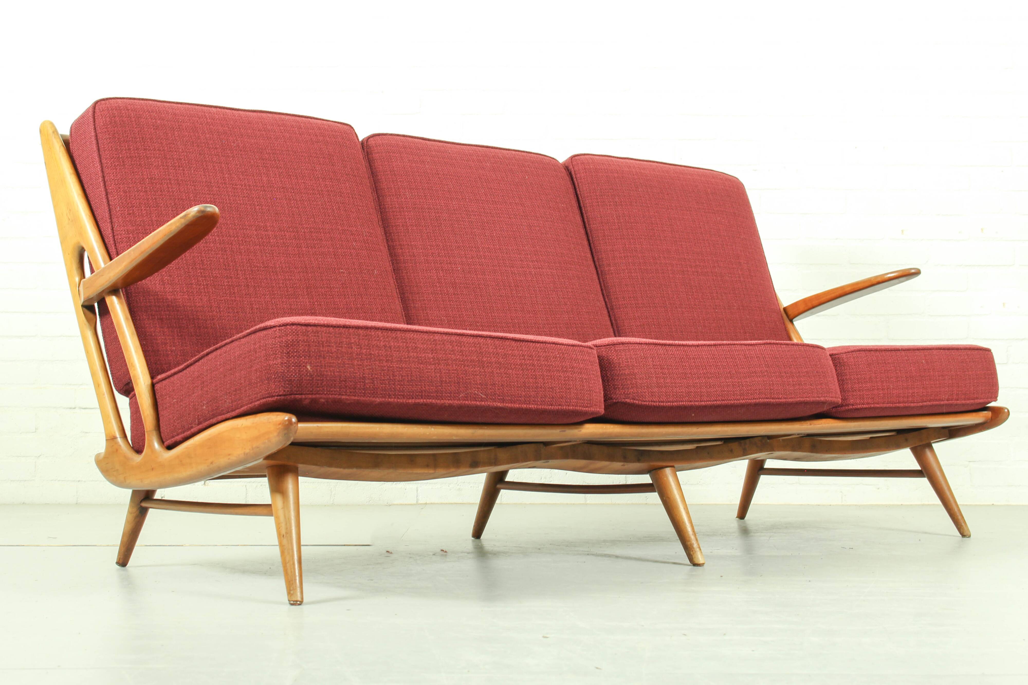 Canapés et fauteuils lounge au design vintage Sprij / Spuij’s, années 1960