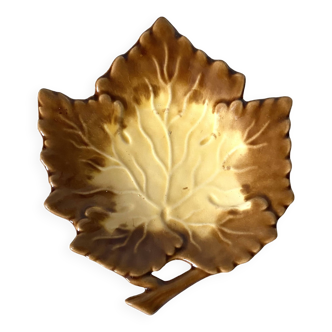 Ceramic leaf empty pocket dish
