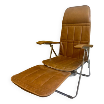 Maule Marga folding armchair Italian design 70s