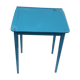 Pupitre écolier bleu  avec emplacement encrier