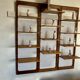 Suite de 3 étagères modulables design scandinave 1960