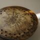 Mid-century sculptural wall light in organic Danish ceramic, 1970.