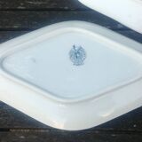 Two ironstone ramekins from the St Amand earthenware factory, Morocco model