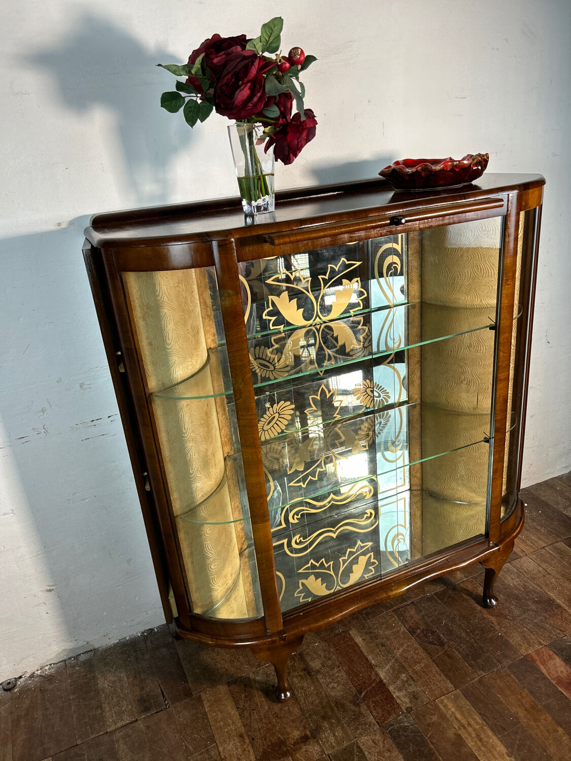 Art Deco Vintage Brocante Display Cabinet Cocktail Bar 1930