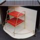Meuble bar vintage tournant 1960