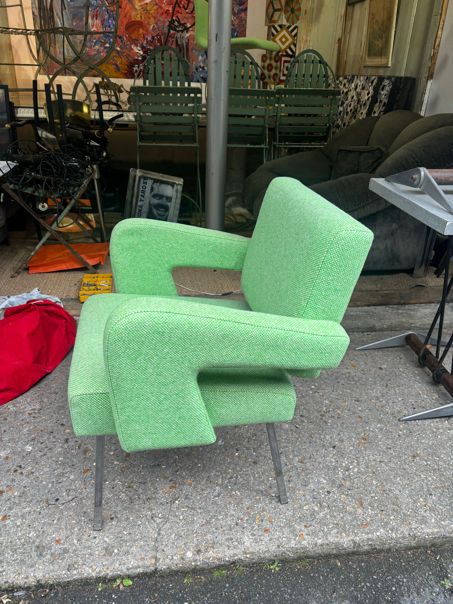 "President" armchair by Jacques Adnet