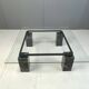 Vintage black marble coffee table by Artedi, 1970s