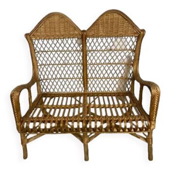 Rattan sofa