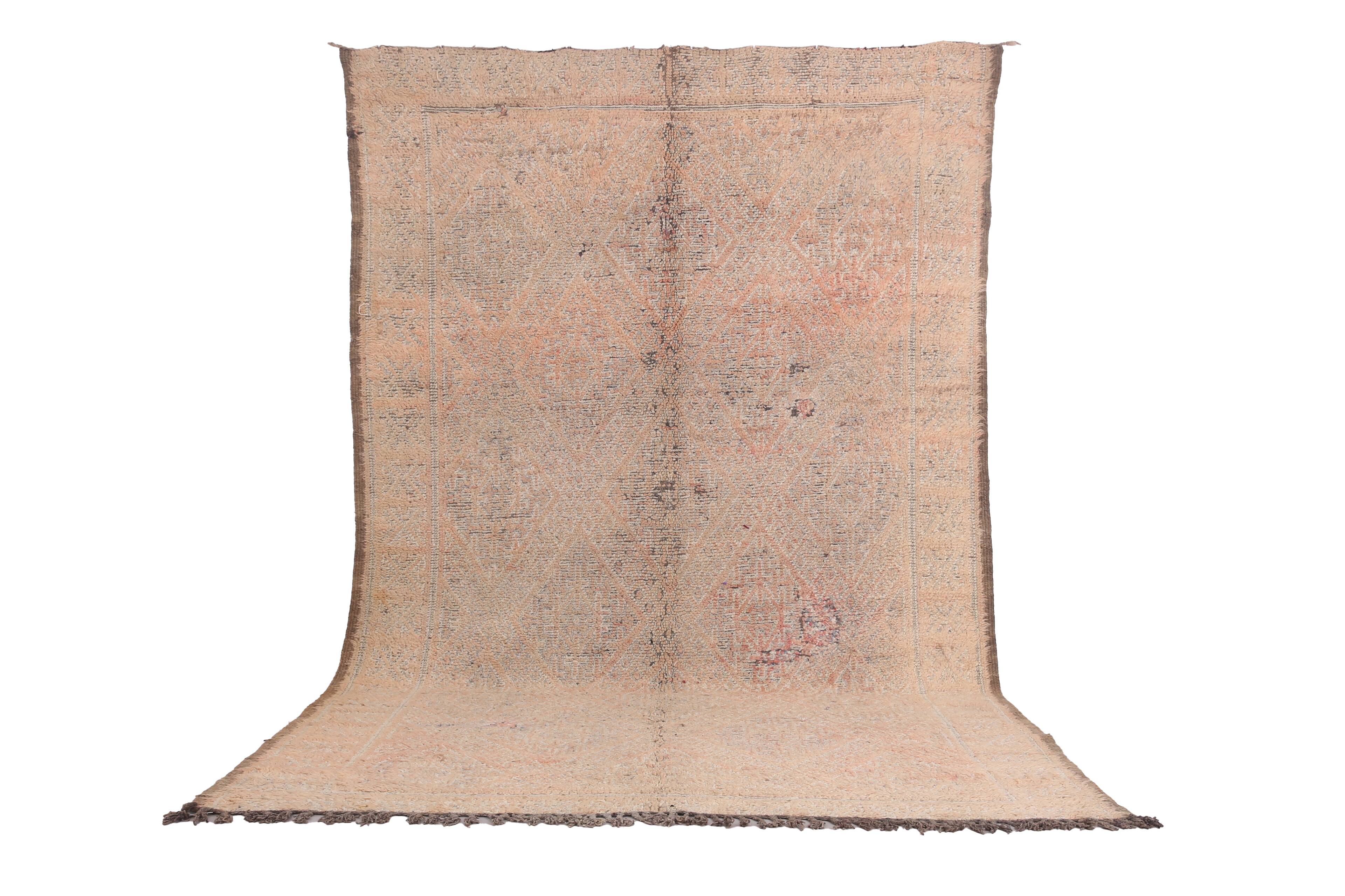 Vintage Beni Mguild Rug 305 x 326 cm - Moroccan Rug - Authentic Berber Rug