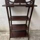 Console art nouveau period in mahogany