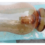 Pair of bubbled glass photophore