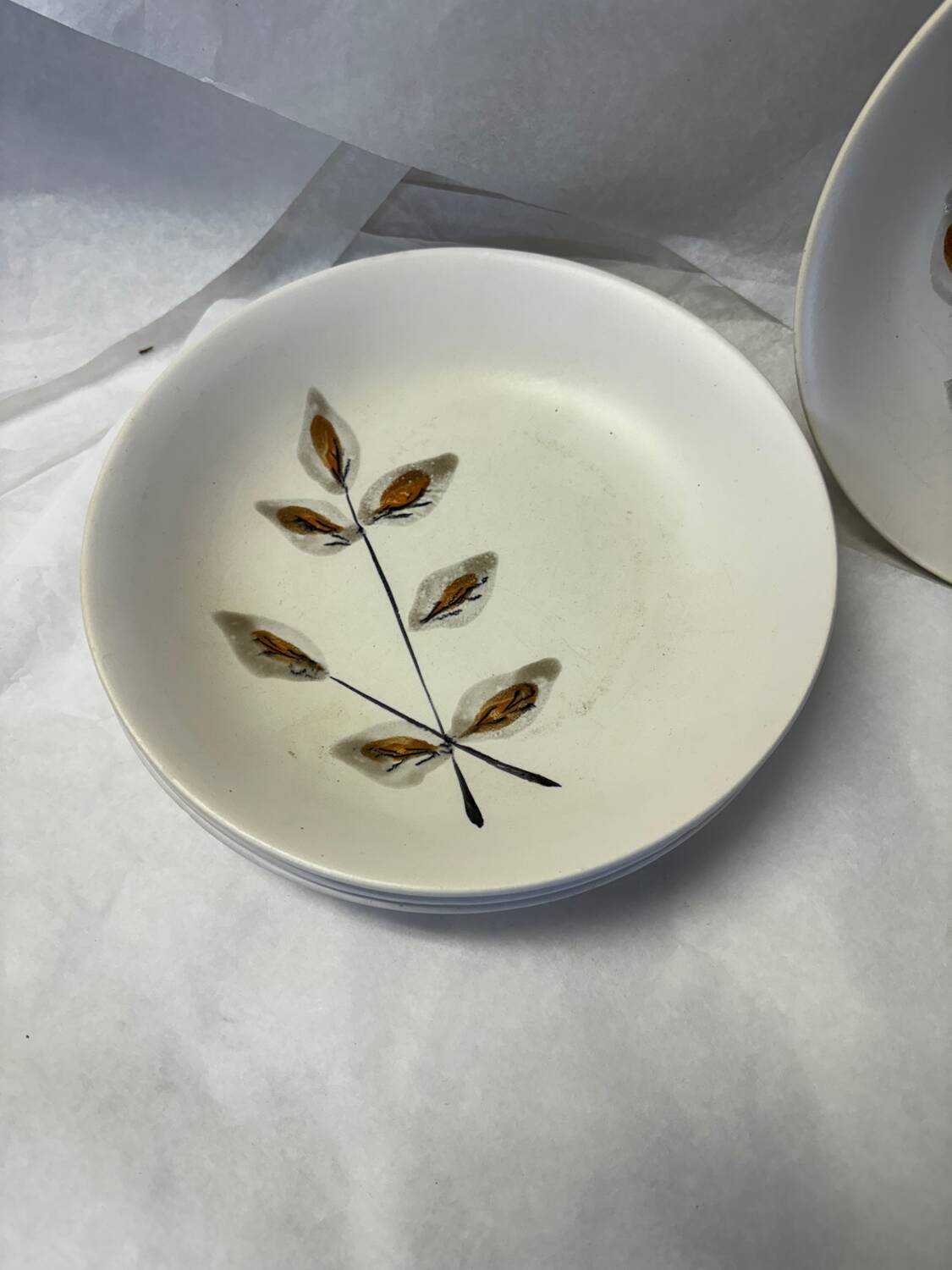 Set of 4 Niderviller plates