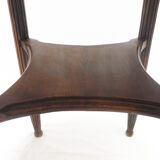 Art Deco Pedestal Table in Walnut, 1930 era