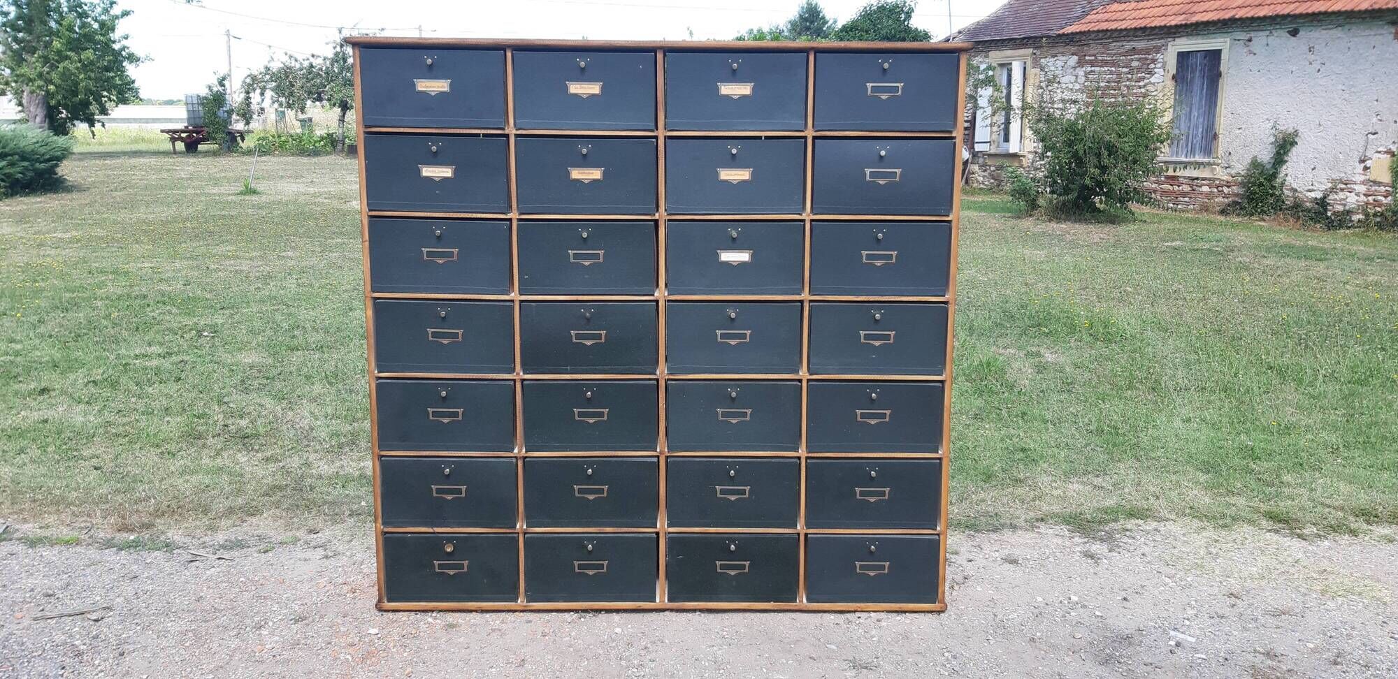 Furniture of trade bank commerce administration office notary cardboard 1930