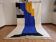 Beni Ouraine rug in natural wool, size 140 x 260 cm