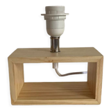 Pied de lampe en bois