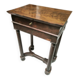 Empire period work chair in Cuban mahogany